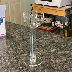 Princess House hand blown floating candleholder